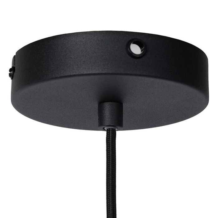 Sort pendler lampe modern, Siemon