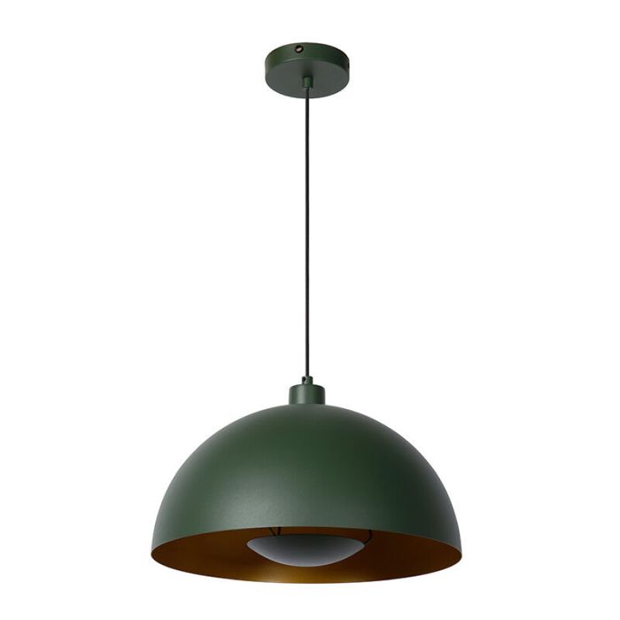 Grøn pendler lampe modern, Siemon