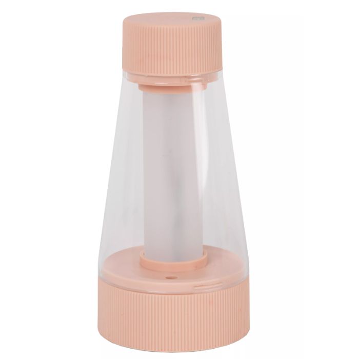Lyserød genopladelige udendørs bordlampe modern, Lorali, 1,2W, 2700K LED, IP44, med beröringsdimmer