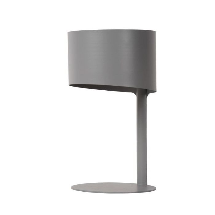 Grå bordlampe modern, Knulle, med brytare