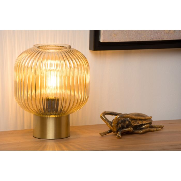 Rav bordlampe retro, Maloto, med brytare