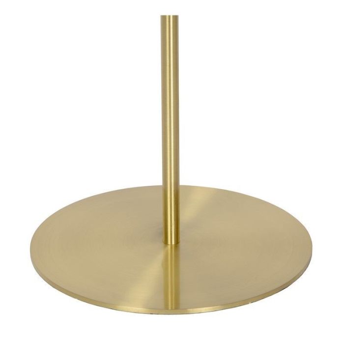 Guld gulv lampe retro, Tycho, med brytare