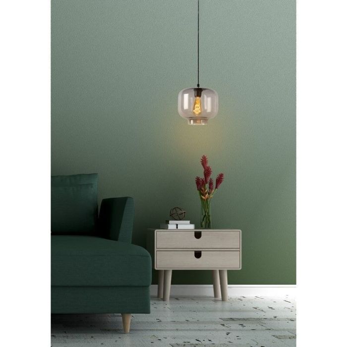 Sort pendler lampe modern, Medine