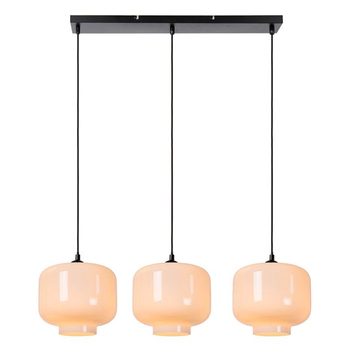 Hvid pendler lampe retro, Medine