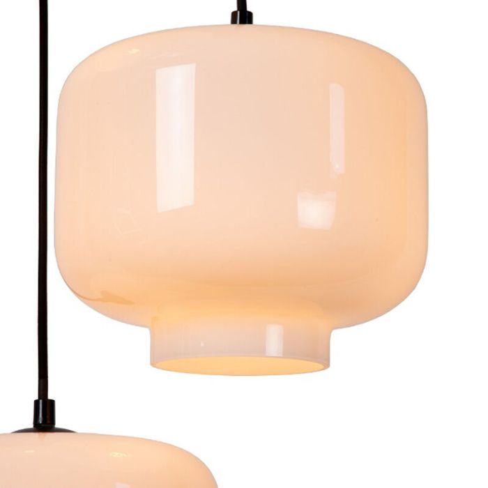 Hvid pendler lampe retro, Medine