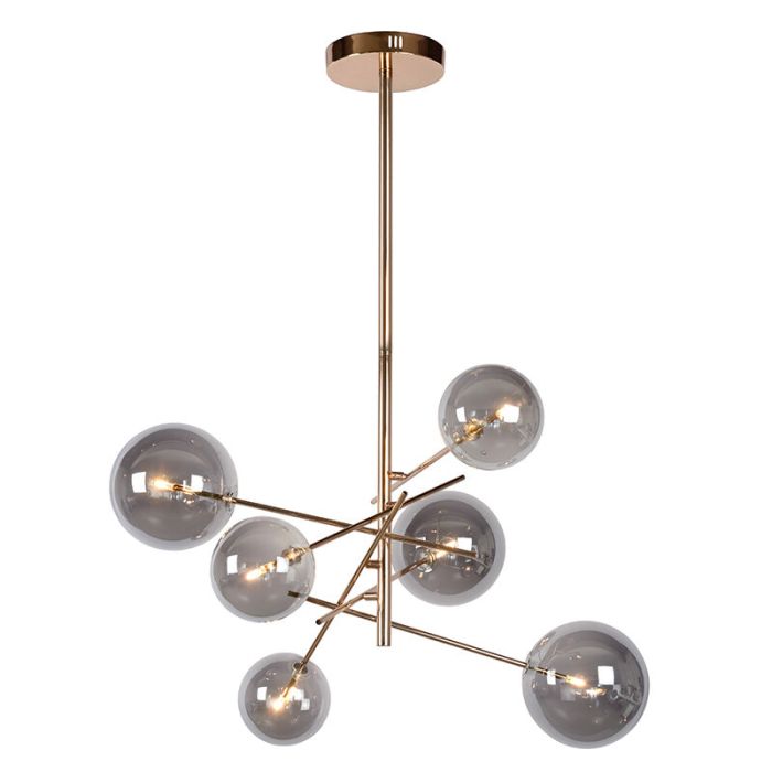Guld pendler lampe modern, Alara