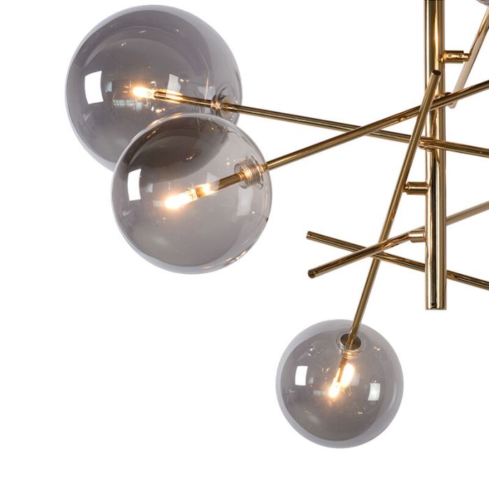 Guld pendler lampe modern, Alara