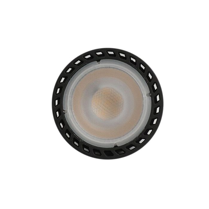 Sort GU10 LED pære, 5 Watt, dæmpbar