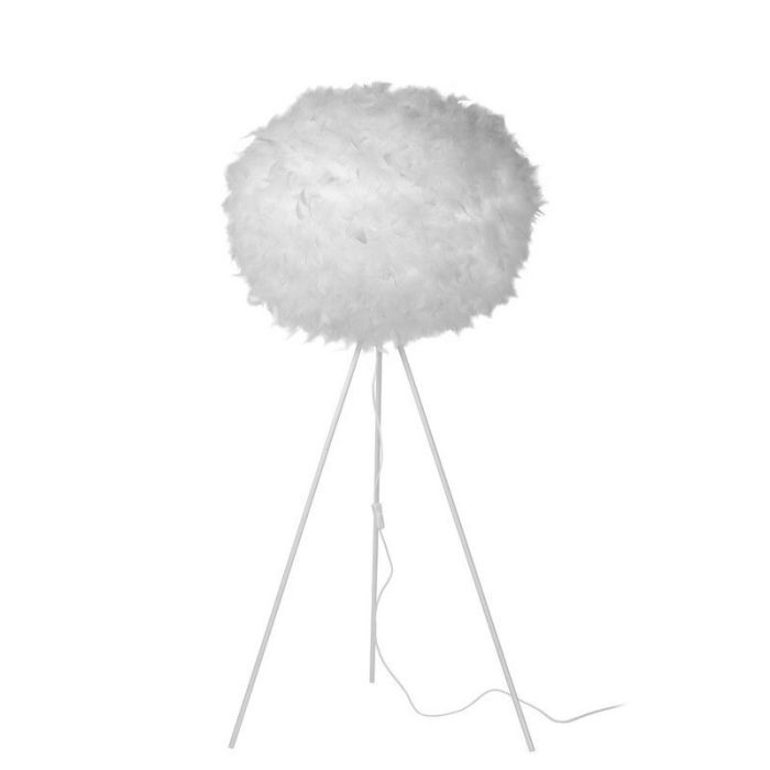 Hvid gulv lampe modern, Goosy, med brytare