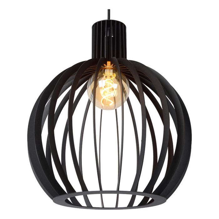 Sort pendler lampe modern, Mikaela