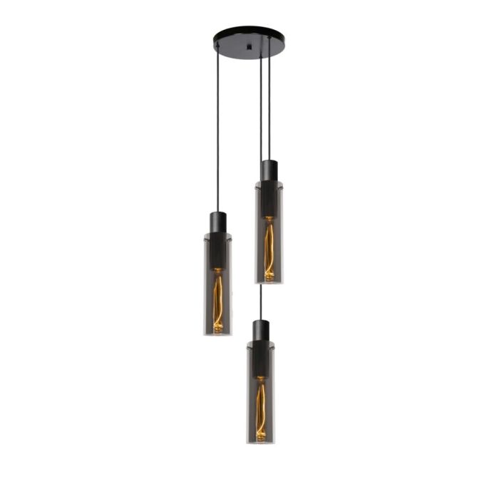 Grå pendler lampe modern, Orlando