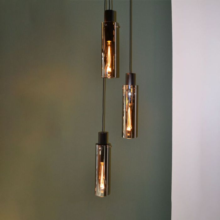Grå pendler lampe modern, Orlando
