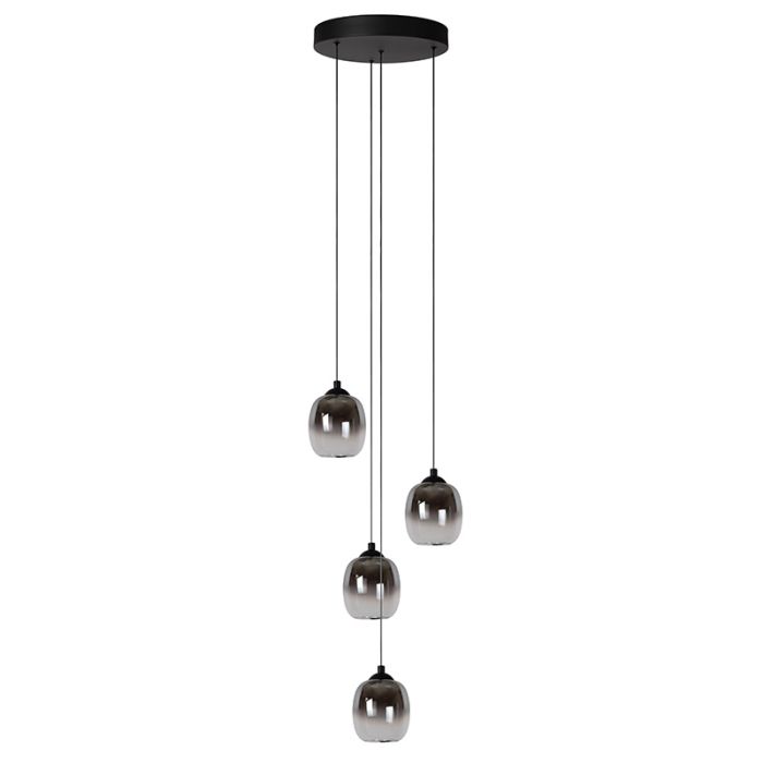 Grå pendler lampe modern, Tamino, 5,2W, 3000K LED