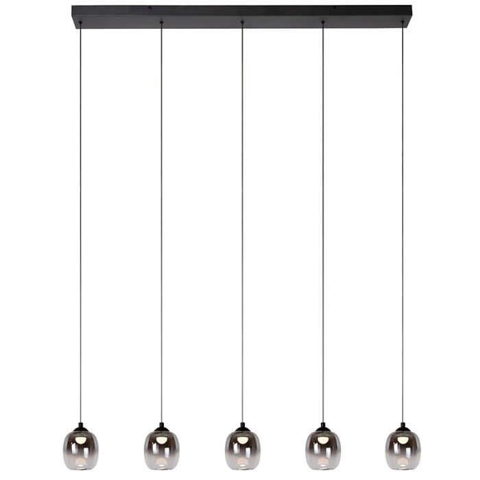 Grå pendler lampe modern, Tamino, 5,6W, 3000K LED