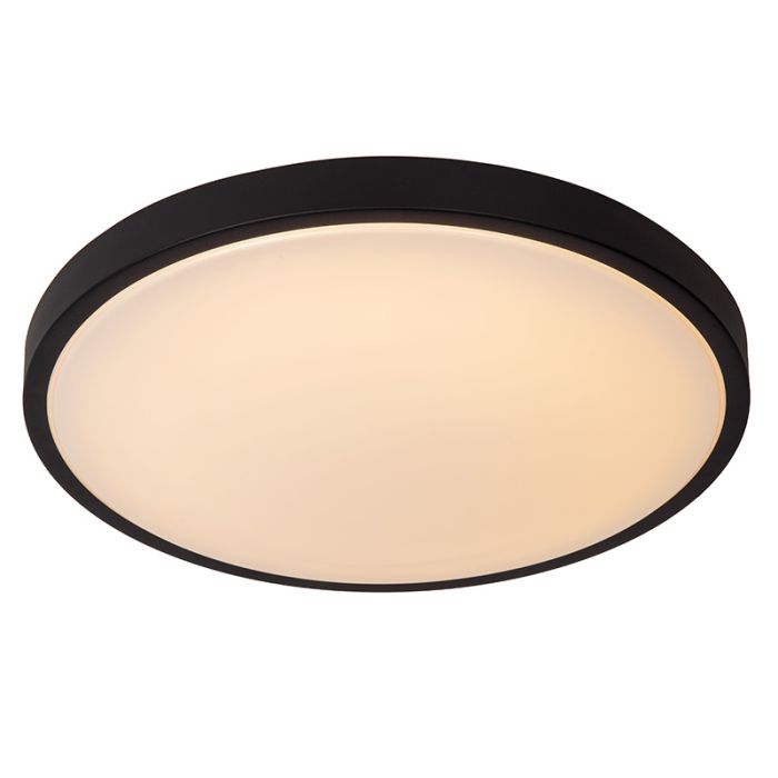Sort loftlampe badeværelse modern, Dasher, 24W, 2700K LED, IP44