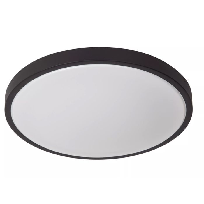 Sort loftlampe badeværelse modern, Dasher, 24W, 2700K LED, IP44