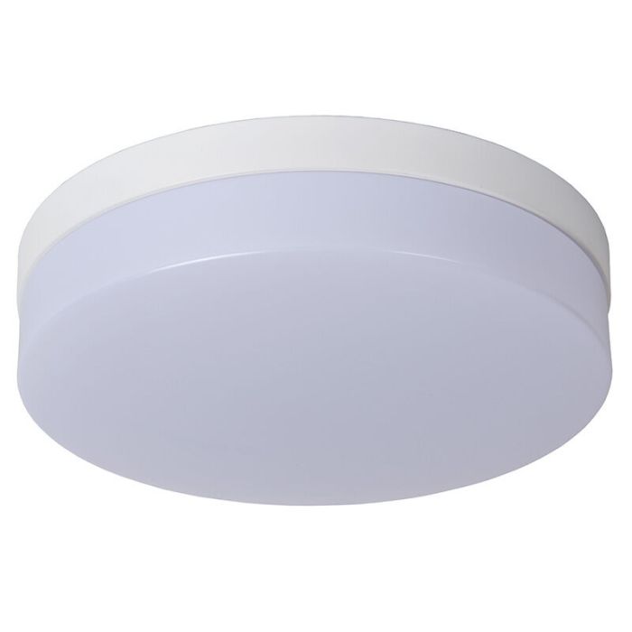 Hvid loftlampe badeværelse plast, Biskit, 18W, 2700K LED, IP44