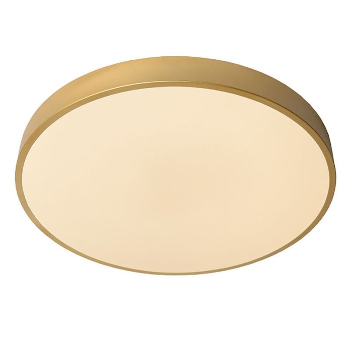 Guld plafond modern, Unar, 36W, 2700K LED, 3 trins lysdæmper