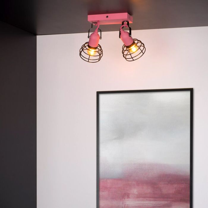 Lyserød loftspot til børneværelse modern, Paulien