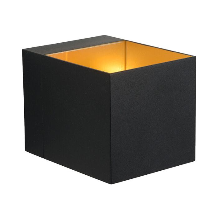 Guld væglampe modern, Devi