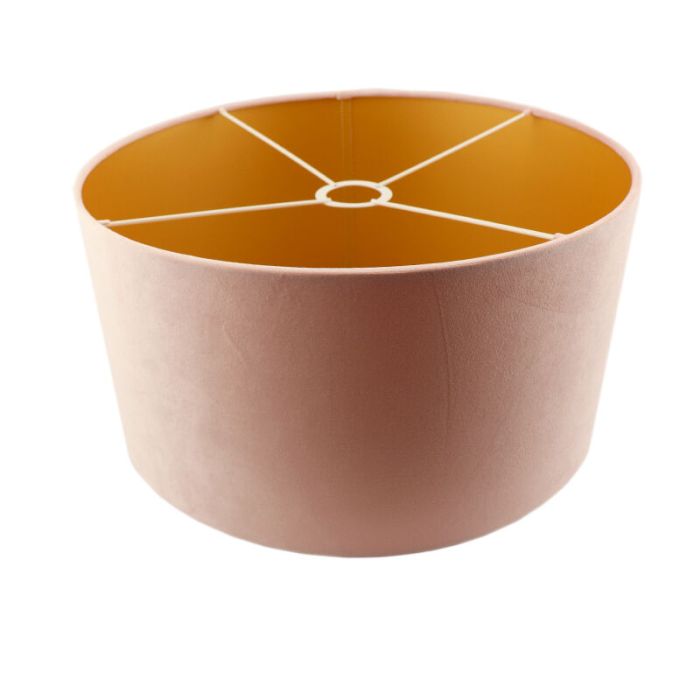 Modern velour lampeskærm guld, Milene