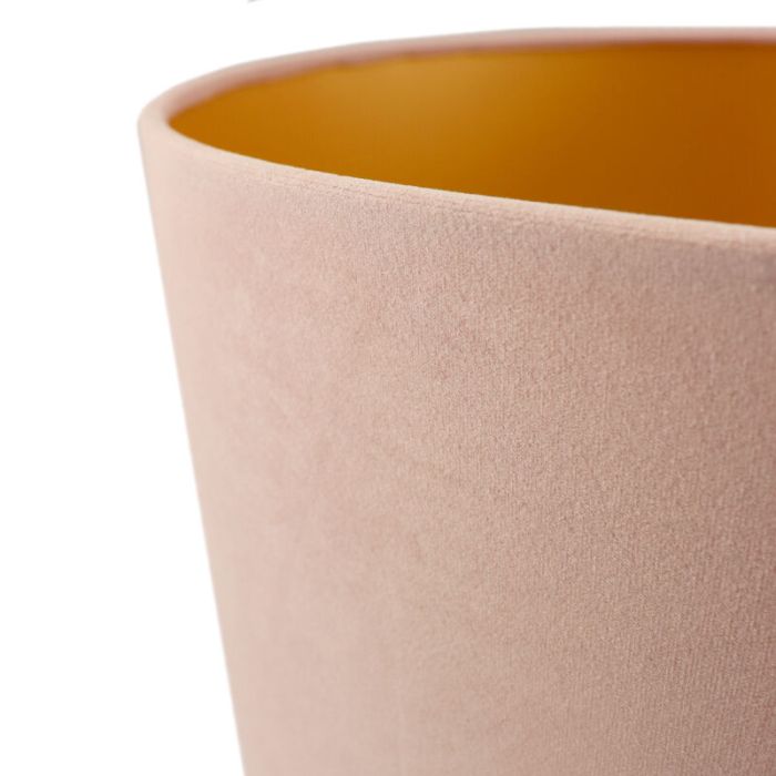 Modern velour lampeskærm guld, Milene