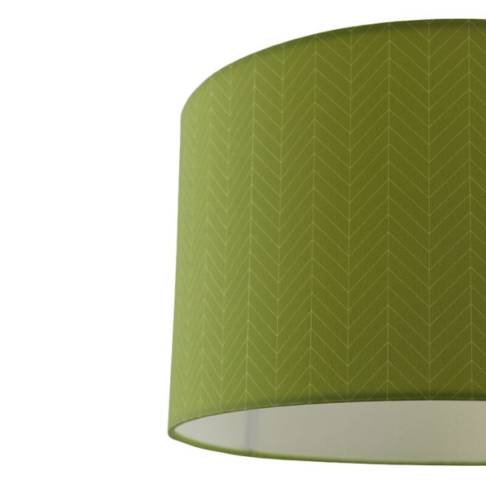 Modern loftlampe til børneværelse grøn, Lines