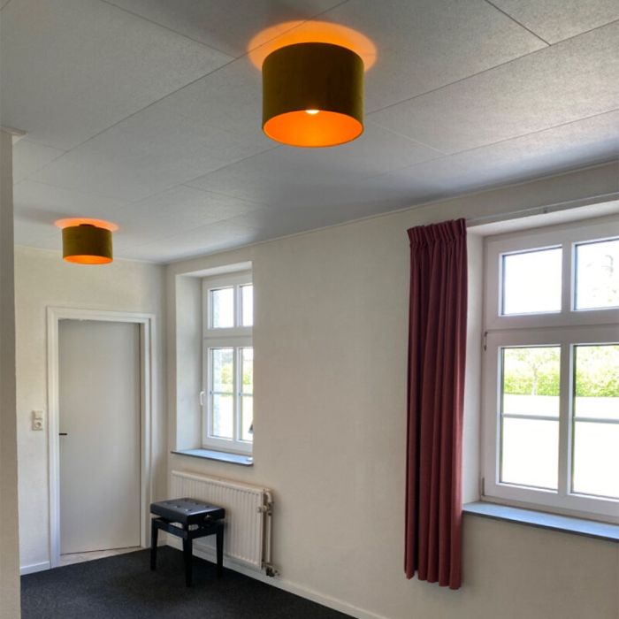 Modern plafond gul, Krista