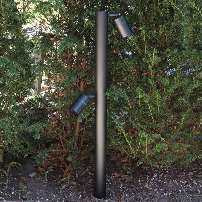 Modern udendørslampe sort, Clevor, IP44