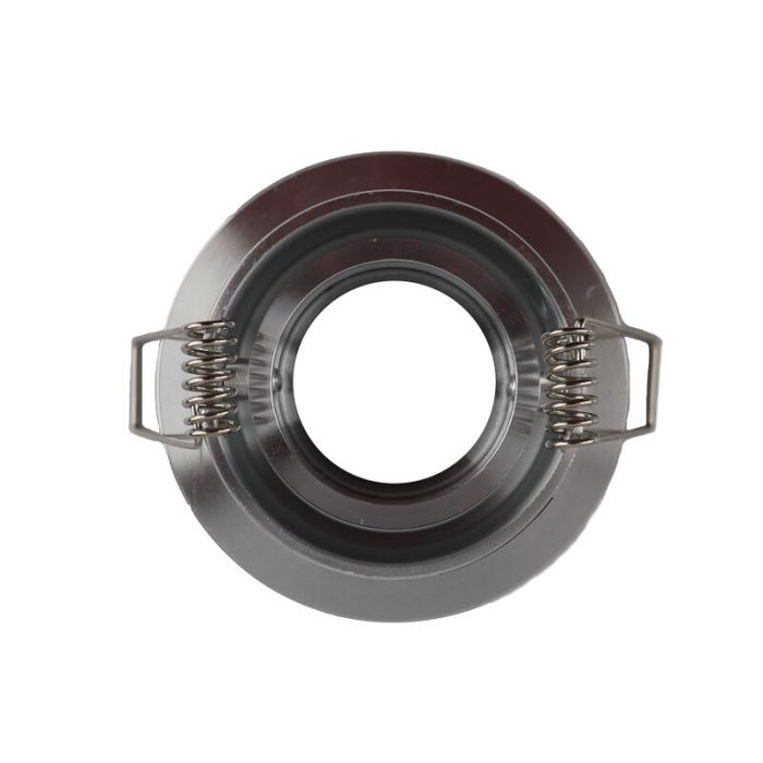 Sølv modern mini indbygningsspot aluminium, Bori