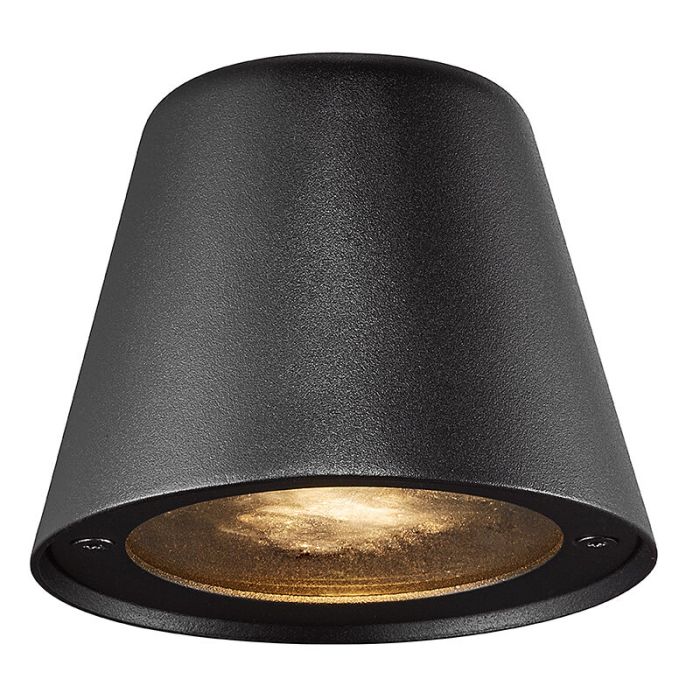 Sort udendørslampe modern, Aleria, IP44