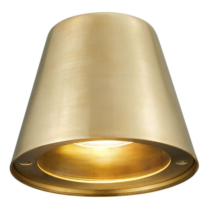 Messing udendørslampe modern, Aleria, IP44