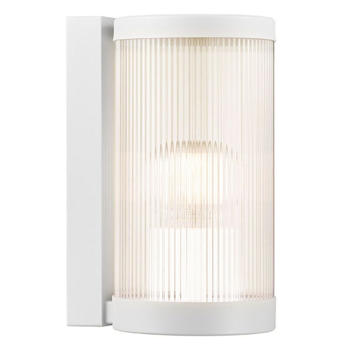 Hvid udendørslampe retro, Coupar, IP54