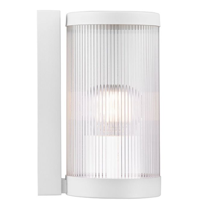 Hvid udendørslampe retro, Coupar, IP54