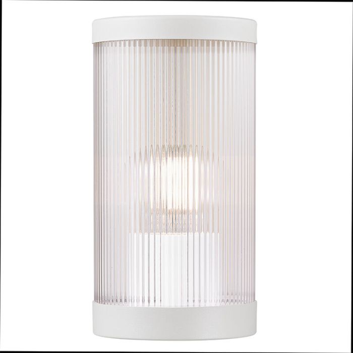 Hvid udendørslampe retro, Coupar, IP54