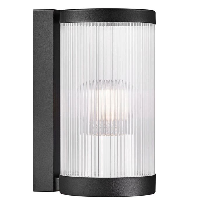 Sort udendørslampe retro, Coupar, IP54