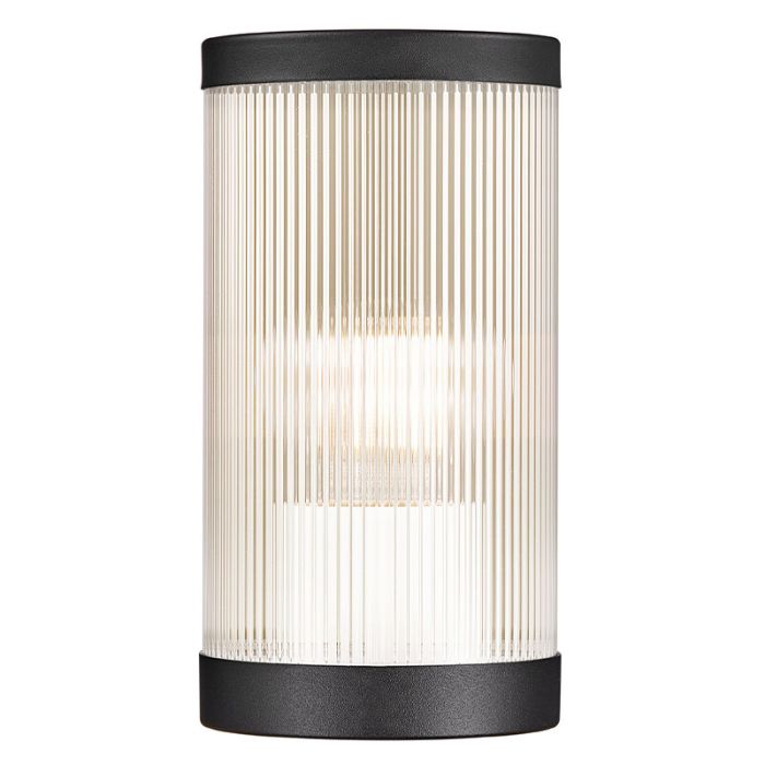Sort udendørslampe retro, Coupar, IP54