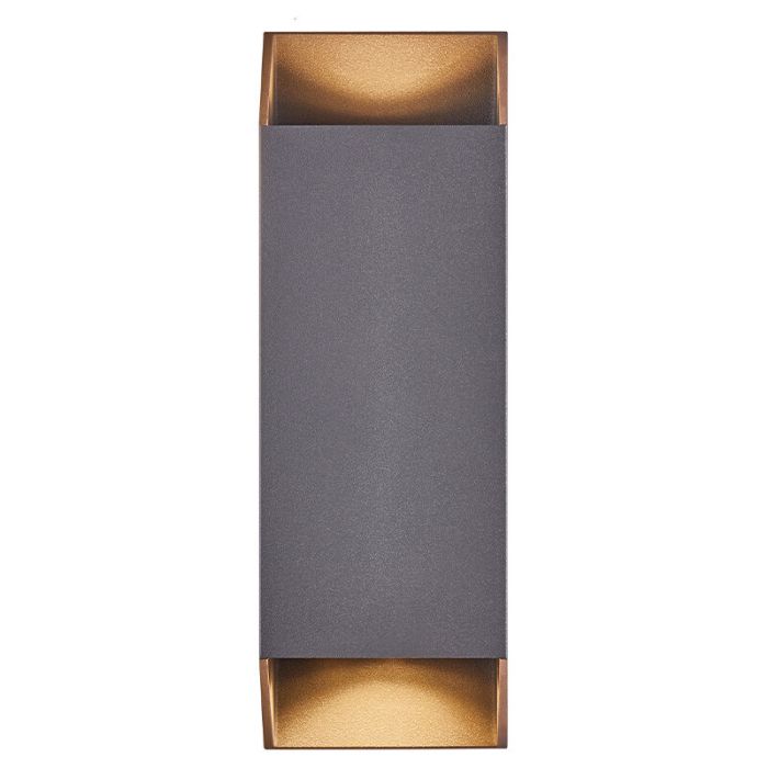 Antracit udendørslampe modern, Nico, IP54