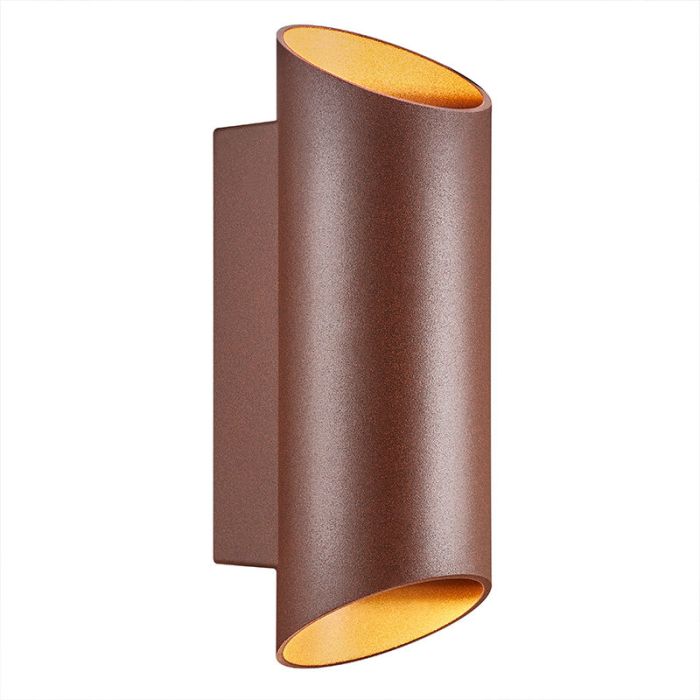 Rustfarvet udendørslampe modern, Nico, IP54