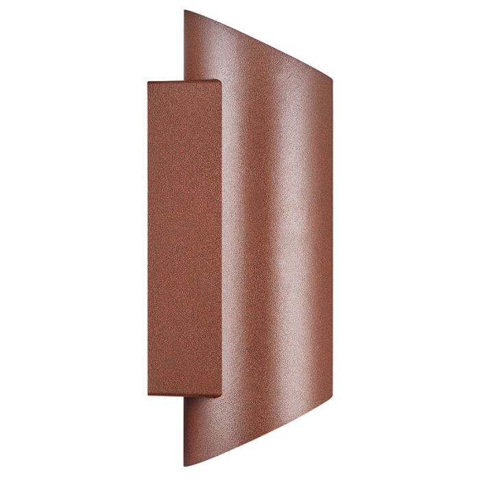 Rustfarvet udendørslampe modern, Nico, IP54