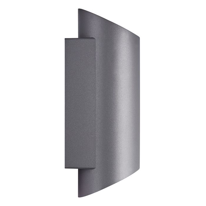 Antracit udendørslampe modern, Nico, IP54