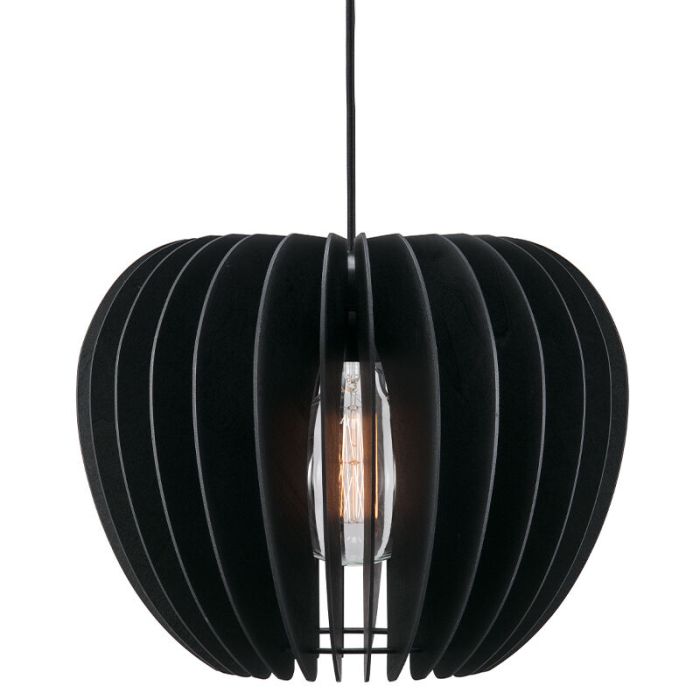 Sort pendler lampe træ, Tribeca