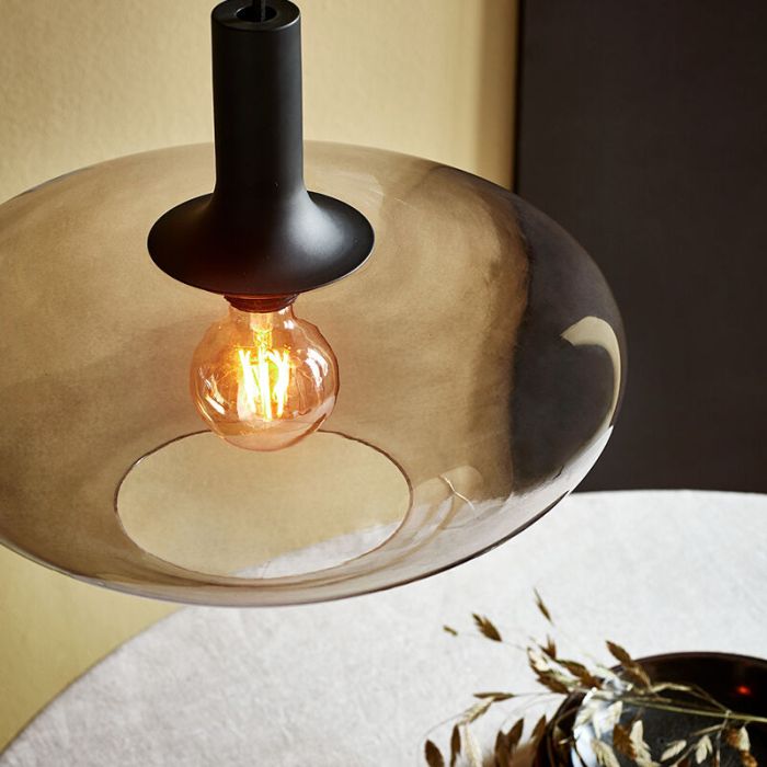 Sort pendler lampe design, Alton