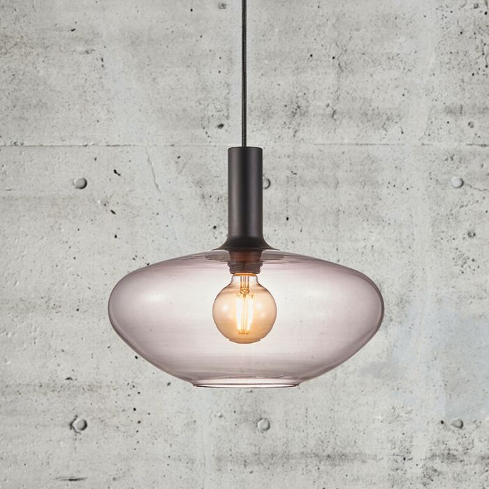 Sort pendler lampe design, Alton