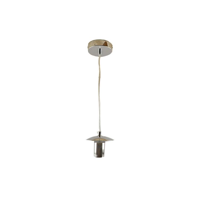 Metal pendler lampe uden skærm krom, Minne