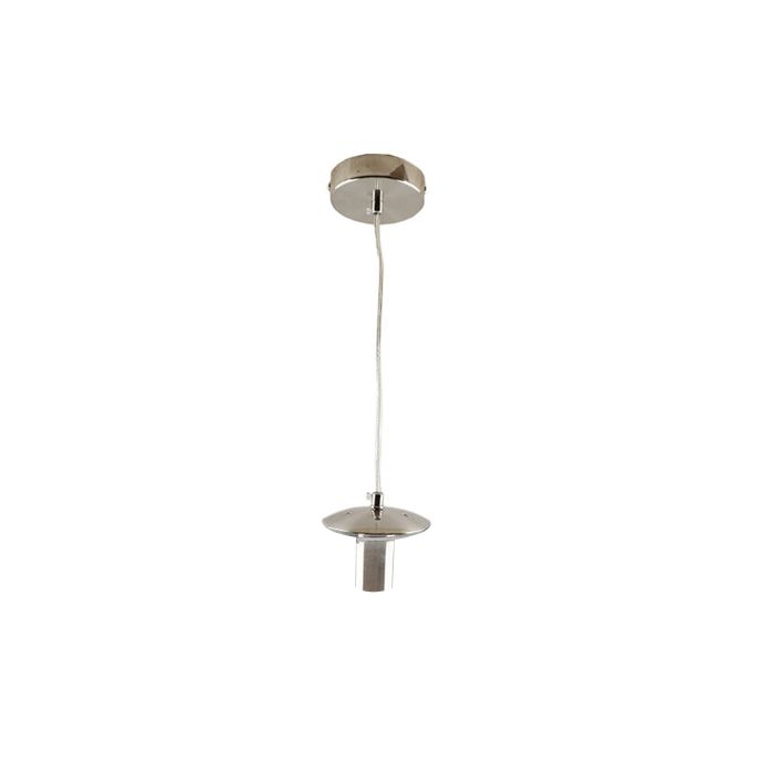 Metal pendler lampe uden skærm nikkel, Minne