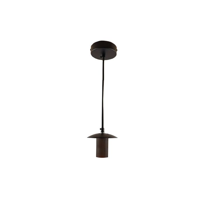 Metal pendler lampe uden skærm sort, Minne