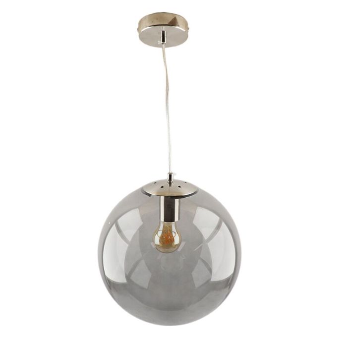 Design pendler lampe nikkel, Dolf