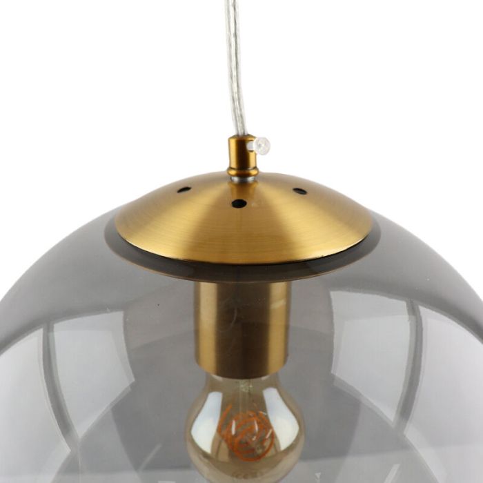 Design pendel lampe spisebord bronze, Dolf