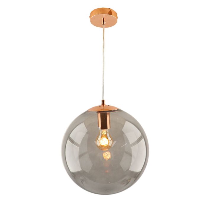 Design pendel lampe spisebord kobber, Dolf